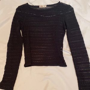 Hollister sheer crop top